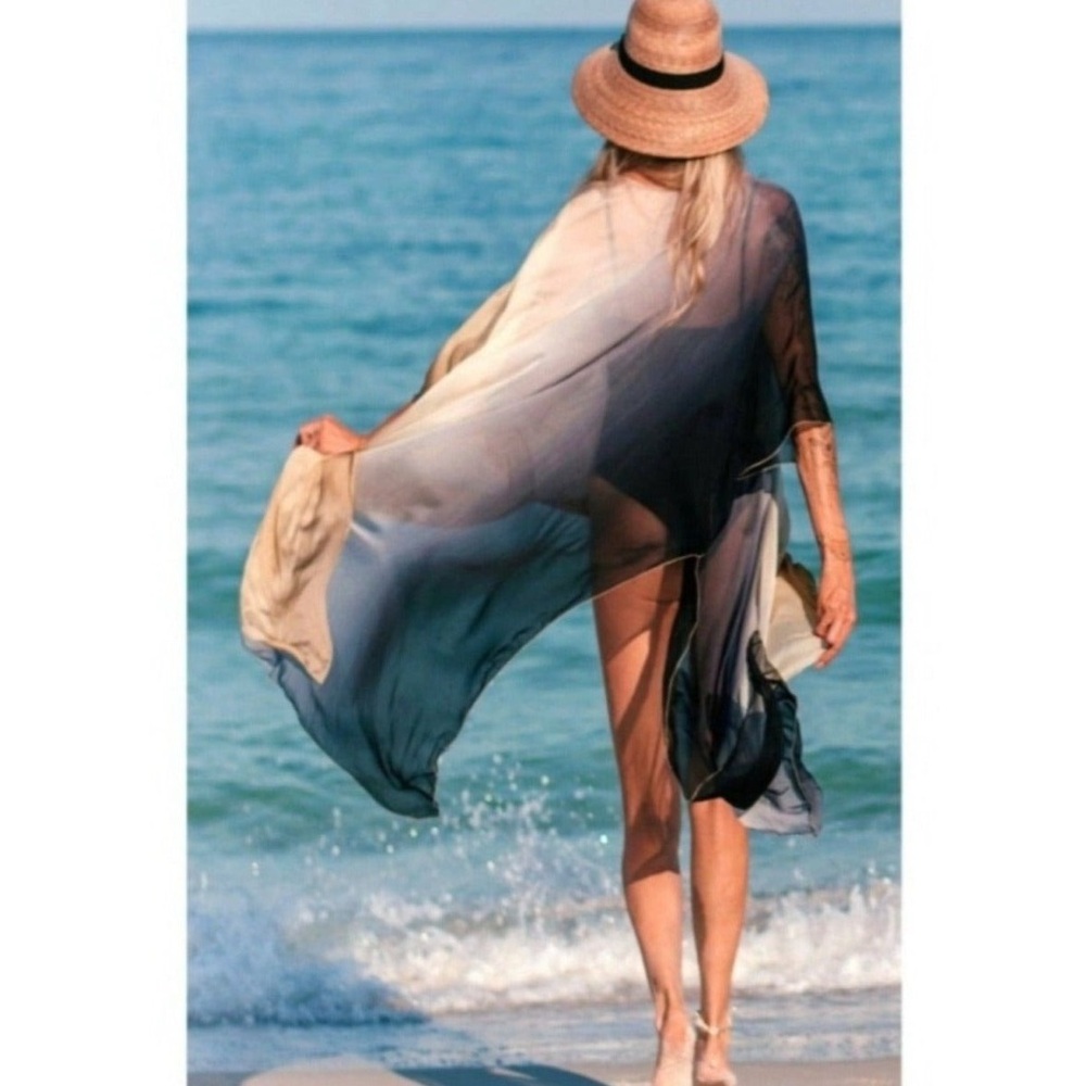 Elegant Ombre Beach Cover-Up